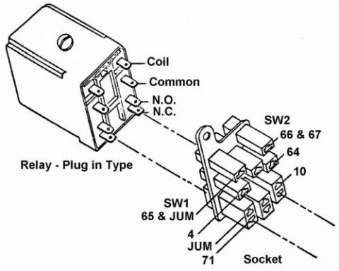 soda machine relay - closed-relay